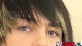 Bailey Stuart Cums Solo While Jerking Off in Adorable Emo Masturbation Scene