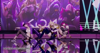 [MMD] GirlsDay - Something Kpop Striptease Ahri Akali Kaisa Evelynn League of Legends KDA