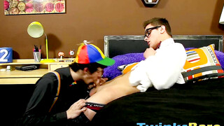 Nerdy Straight Guy Gets Barebacked by a Hunky Stud. . . . . . . . . . . . . . . .