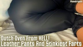 Dutch Oven Farts In Leather Pants (EXTREME STINK)