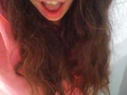 Hairy Pussy Pee Fetish Hoodie Camgirl Pisses TOLIET, uses TP, Fingers Clit PinkMoonLust on ONLYFANS