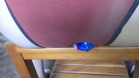 Squashed under Jessie's gassy ass! Gianta farting!