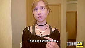 Debt4k. student 18+ has no possibilities to pay for new iPhone so she needs to suck now