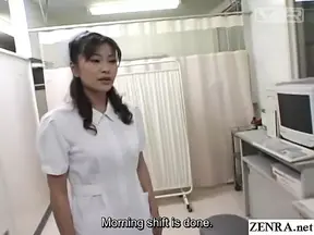 Teen Asian nurse gets her big boobs squeezed and fucked