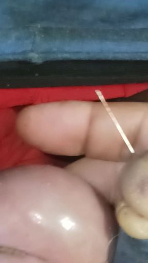 Turn a kit around cock shaft with pin and head and balls tied up and splitting half