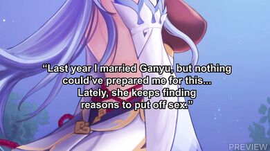 [REAL VOICED] [PREVIEW] Ganyu's Bedtime Rubbing Challenge (Voiced, Cum in Underwear, Rubbing, Edging, CEI Risk, Humiliation)