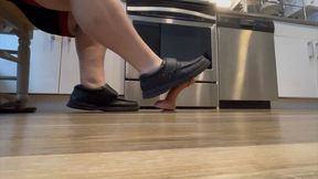 Smelly Dress Shoes CBT Ball Busting And Trampling Dildo