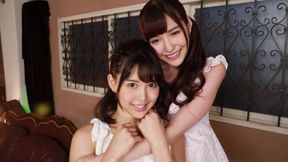 Arina Hashimoto & Tsukasa Aoi Ride Massive Dildos for Pleasure