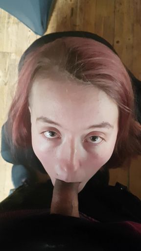 Sucking daddy&#039;s dick