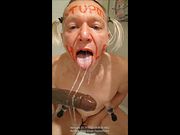 Blonde big tits sissy gets it in both holes 2