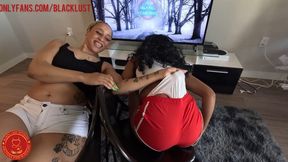 Black Lust Kitty & Kendra Allure Musical Chairs Wedgies