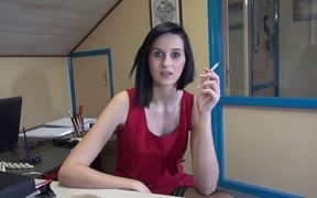 Mia Sky Gets *** Into Fucking by a Fake Boss