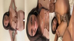 sexy slim ebony participates in creampie queef beefy bbc booty action!