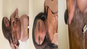 sexy slim ebony participates in creampie queef beefy bbc booty action!