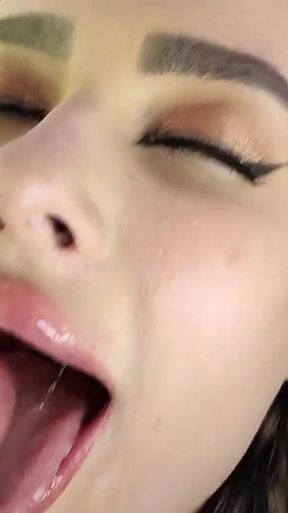 She Gets Messy Cumshots and Total Fur Coat Destruction