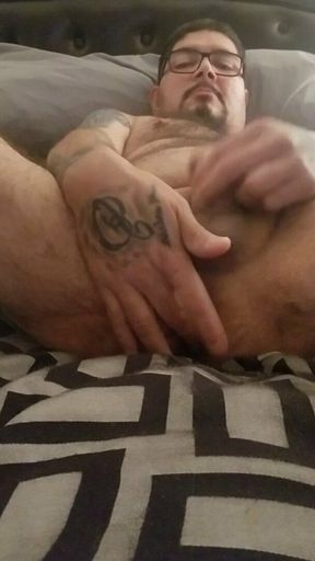 Playing with my cock