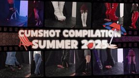 Cumshot Compilation Summer 2025 Crushing Cock and Balls, Boots, and Shoes (Double 45 Deg Version) - TamyStarly - Trample, Shoejob, CBT, Trampling, Bootjob, Stomping