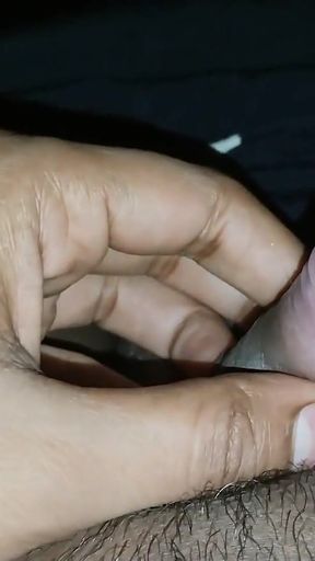 I got my step sister's underwear and smelled it and sank my penis.   Clip 1