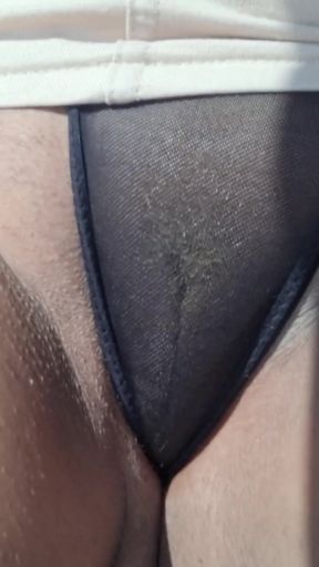 Fulfilling requests for the transparent black panties that you guys like   Clip 1