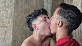 Two 18-year-old men kissing for the first time - by Rick Wink and Gledstone Hill - clip 3