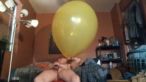 Jerk Off on Giant 36 inch Balloon! - 2-21 - Balloonbanger