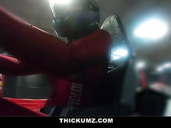 Thickumz - Phat Ass Vlogger Babe Rides A Go Kart