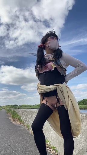 No. 250: Exposing My Pussy on the Riverbank