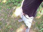 just me pissing in the woods