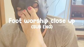 Foot Worship Close Up [MOBILE] [SUB ENG]