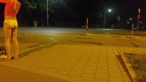 In Underwear on the Streets Night