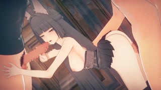 【Zenless Zone Zero Hoshimi Miyabi】gangbang 3D Hentai Animation.(Fingering,handjob,blowjob,sex)