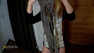 Sexy stockings with a hole in the crotch