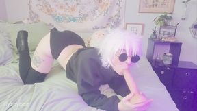 Gojo Cosplay Suck n Fuck