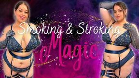 Smoking And Stroking Magic - Witch Goddess Sydney Screams Wants to Practice Sex Magic Together and Gives You Sensual Jerk Off Instructions While She Masturbates - Mutual Masturbation, POV JOI, Sensual Magic - HD 720 WMV