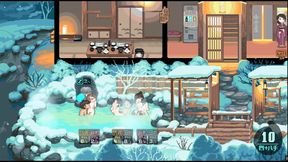 Yukiya Hot Spring the Waters of Fertility Hentai Game Ep.2 Wife Swaping Orgy to Make Them Pregnant!