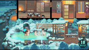Yukiya Hot Spring the Waters of Fertility Hentai Game Ep.2 Wife Swaping Orgy to Make Them Pregnant!