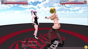 Tiffany Ambrosia VS Vicky (Kinky Fight Club)