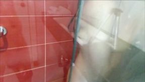 Caught in the Act: Temptation in the Shower with a Sultry Brunette!
