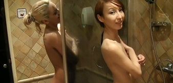 Pickup fuck with hot blonde and asian Part 3