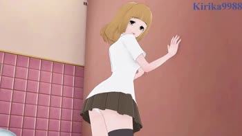 Intense Restroom Romance with Yuu Naruse - Uncensored 3D Anime Delight