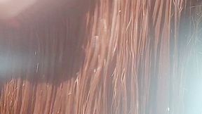 Long Red Hair Wash Day