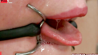Lesbo Domination - Girl Next Door Gets Zippered And Caned By Mistress With Candle Wax