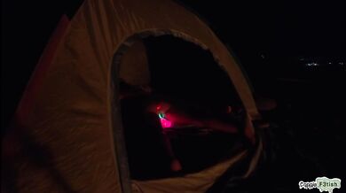 MY WIFE IS IN THE TENT COME FUCK HER? REAL STRANGER AWAKENS SLUT 3SOME SPECIAL 10K SUBSCRIBERS