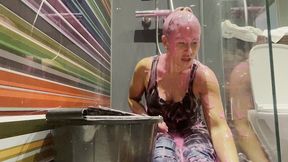 callieroks - update #2 - callie gets pink gunged - oct 23, 2025