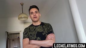 LecheLatinos.com - Latino cock sucker rides a big raw cock and cums hard