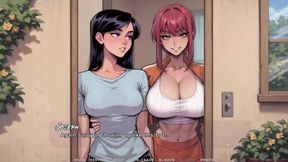 My New Girlfriend Taboo Hentai Game Ep.49 My Step Sis Grabbed My GF's Ass in Front of Her Stepfather!