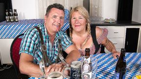 ”Busty mature waitress fucking at the Oktoberfest”