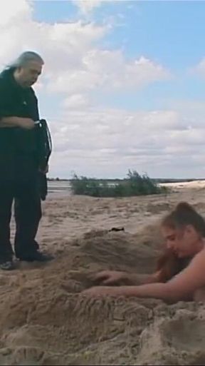 Outdoor domination on the beach