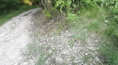 Teen masturbates in the woods and gets fucked by a stranger! LustTaste 4K