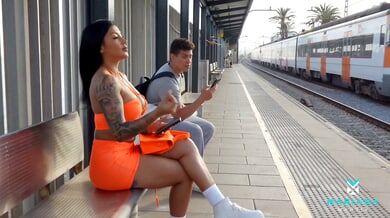 Mariana Martix takes Jason Carrera deep in public with no shame